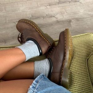 Vintage Brown Dr Marten Oxfords